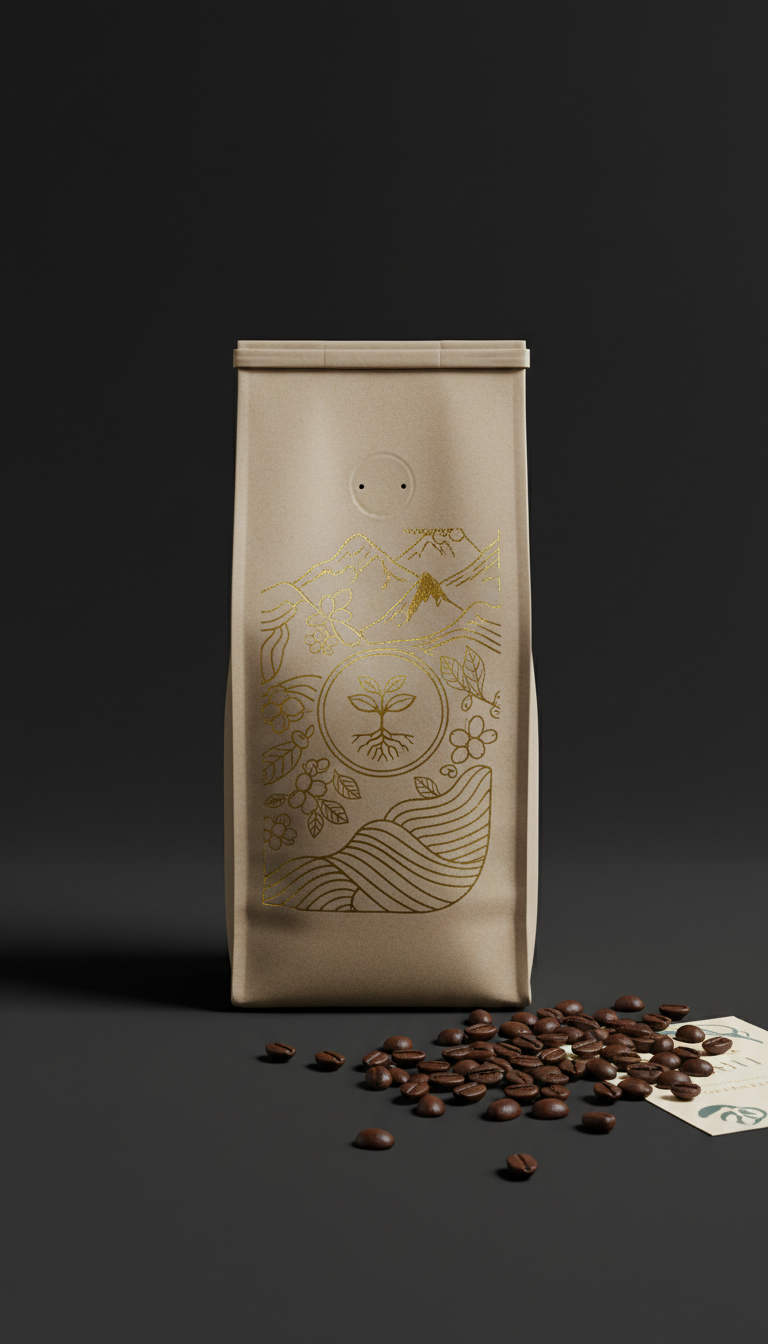 Colombia Huila pre-ground coffee bag
